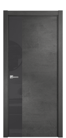 Дверь межкомнатная Ветро 19 Цвет Камень темный Покрытие ПВХ ФАКТУРНЫЕ Наличник L 75 Цена 39150