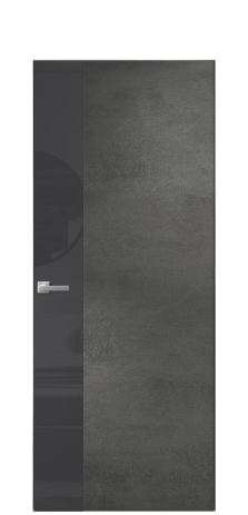 Дверь межкомнатная Ветро 19 Цвет Камень темный Покрытие ПВХ ФАКТУРНЫЕ Наличник Скрытый короб хром Цена 46050