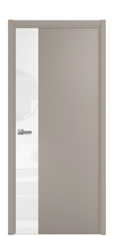 Дверь межкомнатная Vetro 19 Цвет Дуб Имбирь Покрытие Шпон натуральный  Наличник Скрытый короб хром Цена 70910