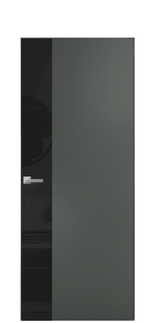 Дверь межкомнатная Vetro 19 Цвет Пихтовый Покрытие Эмаль  Наличник Скрытый короб хром Цена 51563