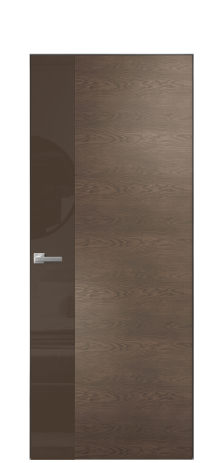 Дверь межкомнатная Vetro 19 Цвет Мореный Дуб Покрытие Шпон натуральный  Наличник L 75 Цена 56700