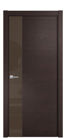 Дверь межкомнатная Vetro 19 Цвет Мореный Дуб Покрытие Шпон натуральный  Наличник L 75 Цена 55950