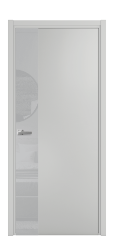 Дверь межкомнатная Vetro 19 Цвет Бетон известковый Покрытие ПВХ ORIGINAL Наличник L 75 Цена 39150