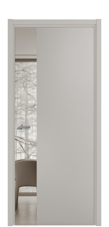 Дверь межкомнатная Vetro 19 Цвет Камень темный Покрытие ПВХ ORIGINAL Наличник L 75 Цена 39150