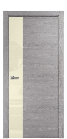 Дверь межкомнатная Vetro 19 Цвет Лиловый Покрытие Эмаль  Наличник Скрытый короб хром Цена 69473