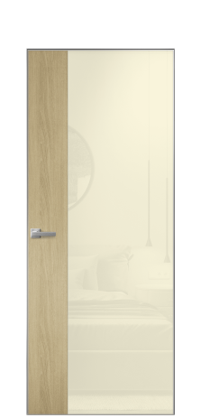 Дверь межкомнатная Vetro 20 Цвет Maderaira oak amber Покрытие ПВХ WOOD NATURAL Наличник Скрытый короб хром Цена 45208