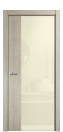Дверь межкомнатная Vetro 20 Цвет Maderaira oak sand Покрытие ПВХ WOOD NATURAL Наличник L 75 Цена 29068