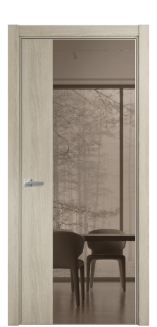 Дверь межкомнатная Vetro 20 Цвет Maderaira oak sand Покрытие ПВХ WOOD NATURAL Наличник L 75 Цена 31948