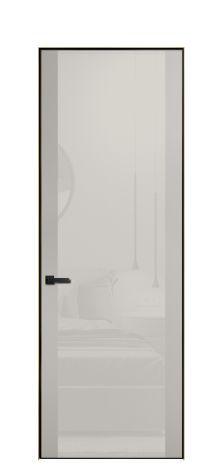 Дверь межкомнатная Ветро 21 Цвет Серый Шелк Покрытие ЭМАЛИ Эмаль Наличник  Скрытый короб золото Цена 73733