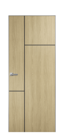 Дверь межкомнатная Slot 10-123 PVX Цвет Maderaira oak amber Покрытие ПВХ WOOD NATURAL Наличник Скрытый короб хром Цена 40224