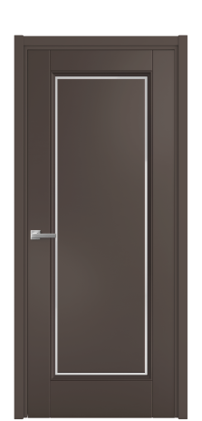 Дверь межкомнатная Sienna 1 Цвет Коричневый Покрытие Эмаль  Наличник L 50 Цена 57468