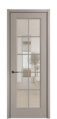 Дверь межкомнатная Сиена 10 Цвет Какао Покрытие ЭМАЛИ Эмаль Наличник L 50 Цена 54823