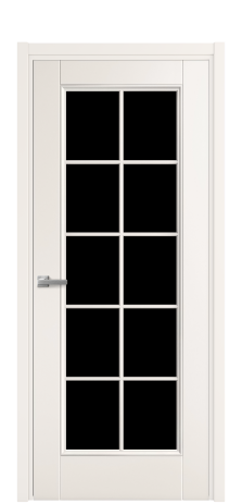 Дверь межкомнатная Сиена 10 Цвет Молочный Покрытие Эмаль  Наличник L 50 Цена 46098