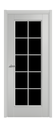 Дверь межкомнатная Сиена 10 Цвет Телегрей Покрытие Эмаль  Наличник L 50 Цена 46098