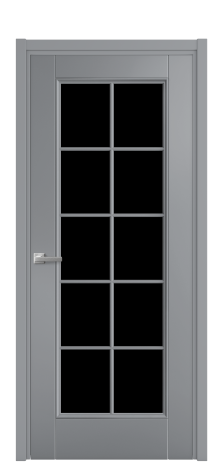 Дверь межкомнатная Сиена 10 Цвет Гриджио Покрытие Эмаль  Наличник L 50 Цена 53268