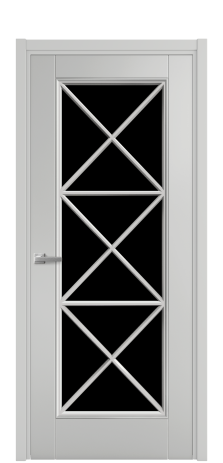 Дверь межкомнатная Сиена X3 Цвет Телегрей Покрытие Эмаль  Наличник L 50 Цена 46098