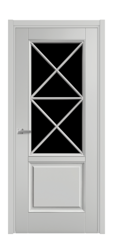 Дверь межкомнатная Сиена X3 DGO Цвет Телегрей Покрытие Эмаль  Наличник L 50 Цена 46098