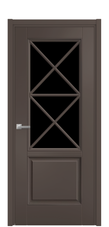 Дверь межкомнатная Сиена X3 DGO Цвет Коричневый Покрытие Эмаль  Наличник L 50 Цена 53268
