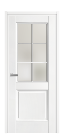 Дверь межкомнатная Сиена 10 DGO Цвет Белый Покрытие Эмаль  Наличник L 50 Цена 52275
