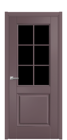 Дверь межкомнатная Сиена 10 DGO Цвет Лиловый Покрытие Эмаль  Наличник L 50 Цена 53268
