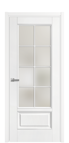 Дверь межкомнатная Sienna 10 DGO2 Цвет Белый Покрытие Эмаль  Наличник L 50 Цена 52275