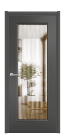 Дверь межкомнатная Savona Цвет Антрацит Покрытие Эмаль  Наличник L 50 Цена 61668