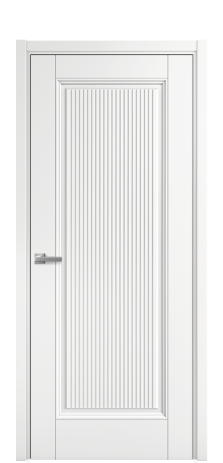 Дверь межкомнатная Савона Цвет Белый Покрытие Эмаль  Наличник L 50 Цена 49475