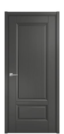 Дверь межкомнатная Савона 2B Цвет Антрацит Покрытие Эмаль  Наличник L 50 Цена 51168