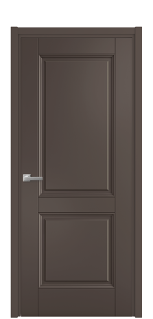 Дверь межкомнатная Sienna 2 Цвет Коричневый Покрытие Эмаль  Наличник L 50 Цена 57468