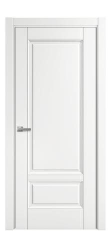 Дверь межкомнатная Сиена 2B Цвет Белый Покрытие Эмаль  Наличник L 75 Цена 49498