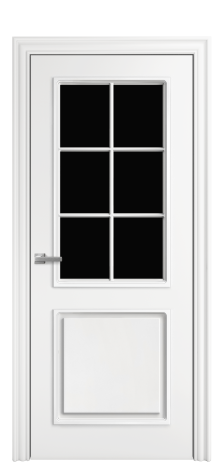 Дверь межкомнатная Амелия 10 DGO Цвет Белый Покрытие Эмаль  Наличник M 85 Цена 78350