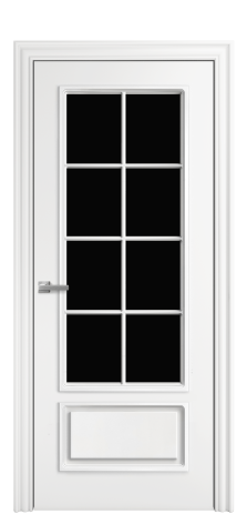 Дверь межкомнатная Амелия 10 DGO2 Цвет Белый Покрытие Эмаль  Наличник M 85 Цена 78350