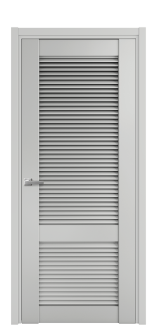 Дверь межкомнатная Жалюзи 2 Цвет Телегрей Покрытие Эмаль  Наличник L 50 Цена 55175