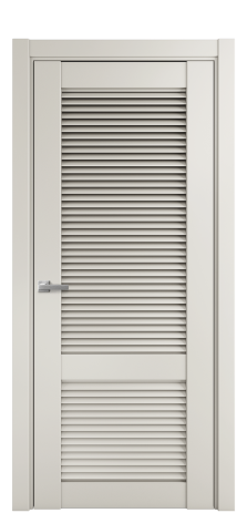 Дверь межкомнатная Жалюзи 2 Цвет Дымчатый Покрытие Эмаль  Наличник L 75 Цена 50075