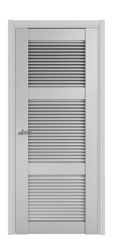 Дверь межкомнатная Жалюзи 3 Цвет Телегрей Покрытие Эмаль  Наличник L 50 Цена 55175