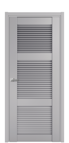 Дверь межкомнатная Жалюзи 3 Цвет Галечный Покрытие Эмаль  Наличник L 50 Цена 56418