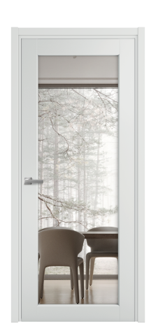 Дверь межкомнатная Strada 11 Цвет Дымчатый Покрытие Эмаль  Наличник L 50 Цена 48925