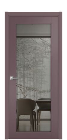 Дверь межкомнатная Strada 11 Цвет Лиловый Покрытие Эмаль  Наличник L 50 Цена 50340