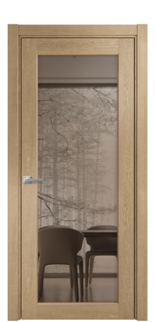 Дверь межкомнатная Strada 11 Цвет Дуб Светлый Покрытие Шпон натуральный  Наличник L 75 Цена 56050