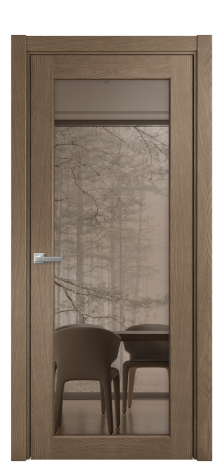 Дверь межкомнатная Strada 11 Цвет Дуб Мускат Покрытие Шпон натуральный  Наличник L 75 Цена 56050