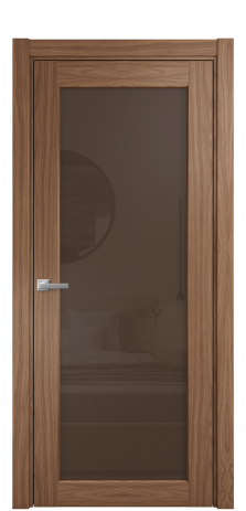 Дверь межкомнатная Strada 11 Цвет Американский Орех Покрытие Шпон натуральный  Наличник L 75 Цена 56100
