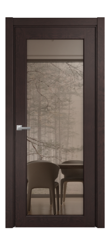 Дверь межкомнатная Strada 11 Цвет Мореный Дуб Покрытие Шпон натуральный  Наличник L 75 Цена 56050