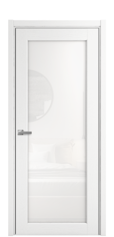 Дверь межкомнатная Strada 11 Цвет Ясень Белый Покрытие Шпон крашеный  Наличник L 50 Цена 48175