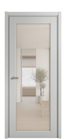 Дверь межкомнатная Strada 11 Цвет Ясень Телегрей Покрытие Шпон крашеный  Наличник L 50 Цена 48175