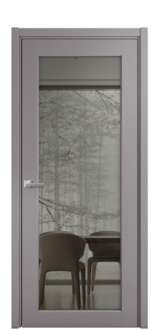 Дверь межкомнатная Strada 11 Цвет Ясень Ирис Покрытие Шпон крашеный  Наличник L 50 Цена 53175