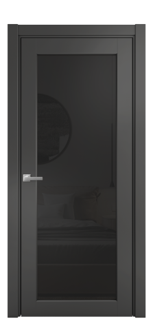 Дверь межкомнатная Strada 11 Цвет Антрацит Покрытие Эмаль  Наличник L 75 Цена 45340