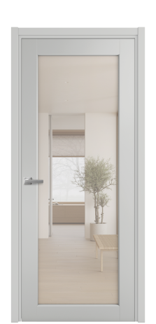 Дверь межкомнатная Страда 11 Цвет Телегрей Покрытие Эмаль  Наличник L 50 Цена 43925