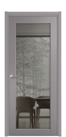 Дверь межкомнатная Страда 11 Цвет Ирис Покрытие Эмаль  Наличник L 50 Цена 48925