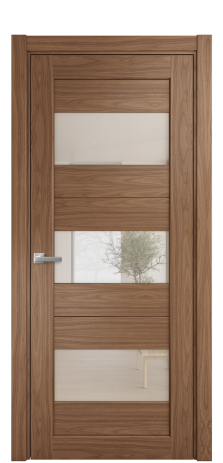 Дверь межкомнатная Strada 14 Цвет Американский Орех Покрытие Шпон натуральный  Наличник L 75 Цена 55100