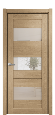 Дверь межкомнатная Strada 14 Цвет Дуб Светлый Покрытие Шпон натуральный  Наличник L 75 Цена 43100